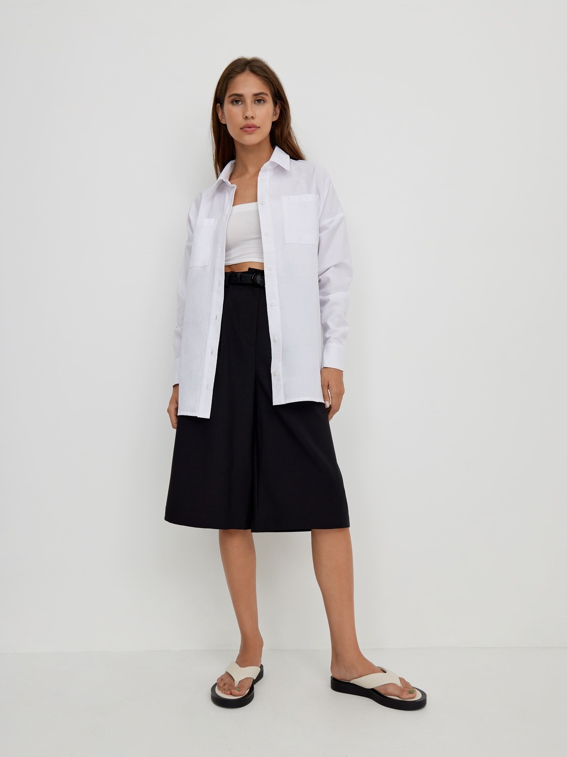 Рубашка классическая (белый)