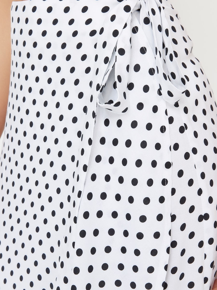 Юбка с запахом (артикул 15596547/белый)