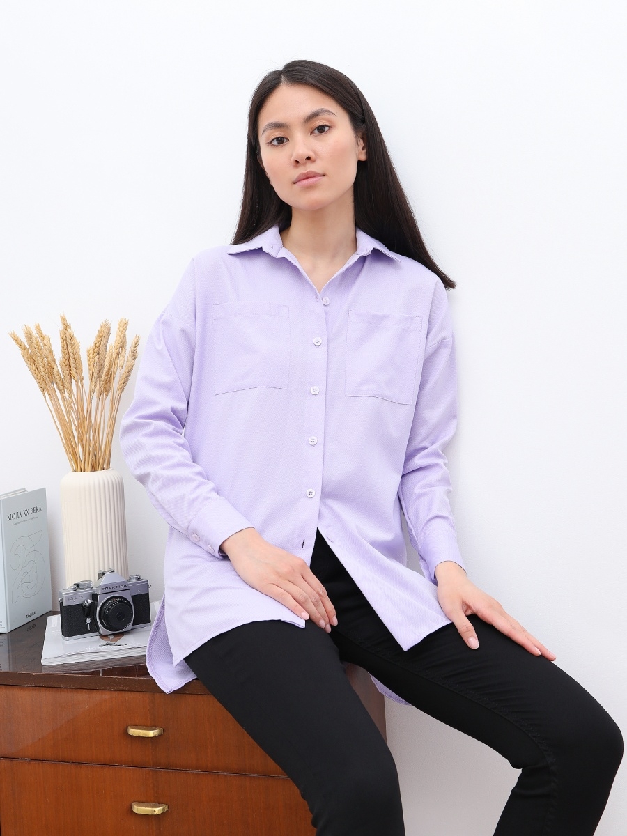 Рубашка классическая (лавандовый)