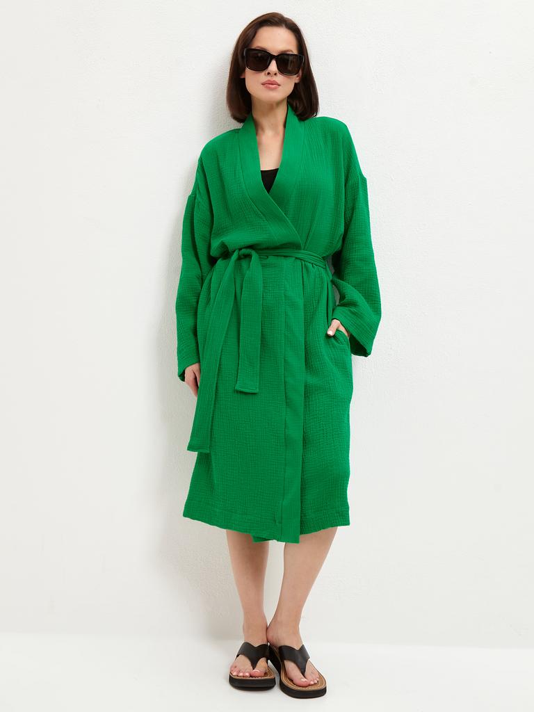 Халат кимоно женский (зеленый)