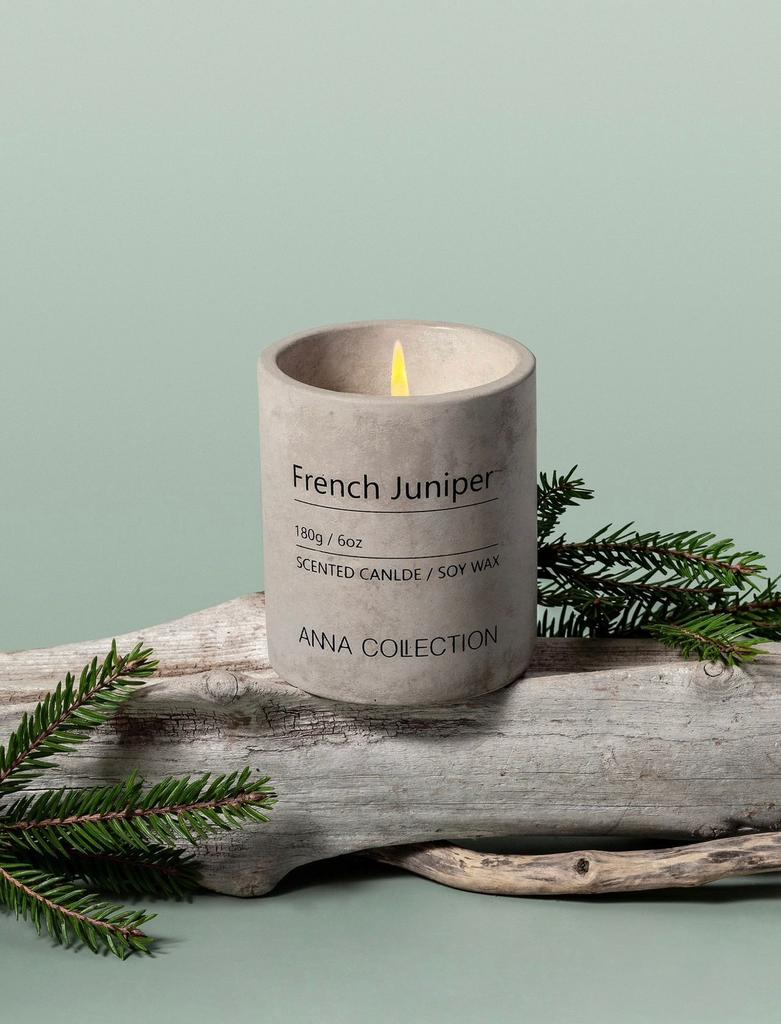 Свеча ароматическая для дома (Французский можжевельник)