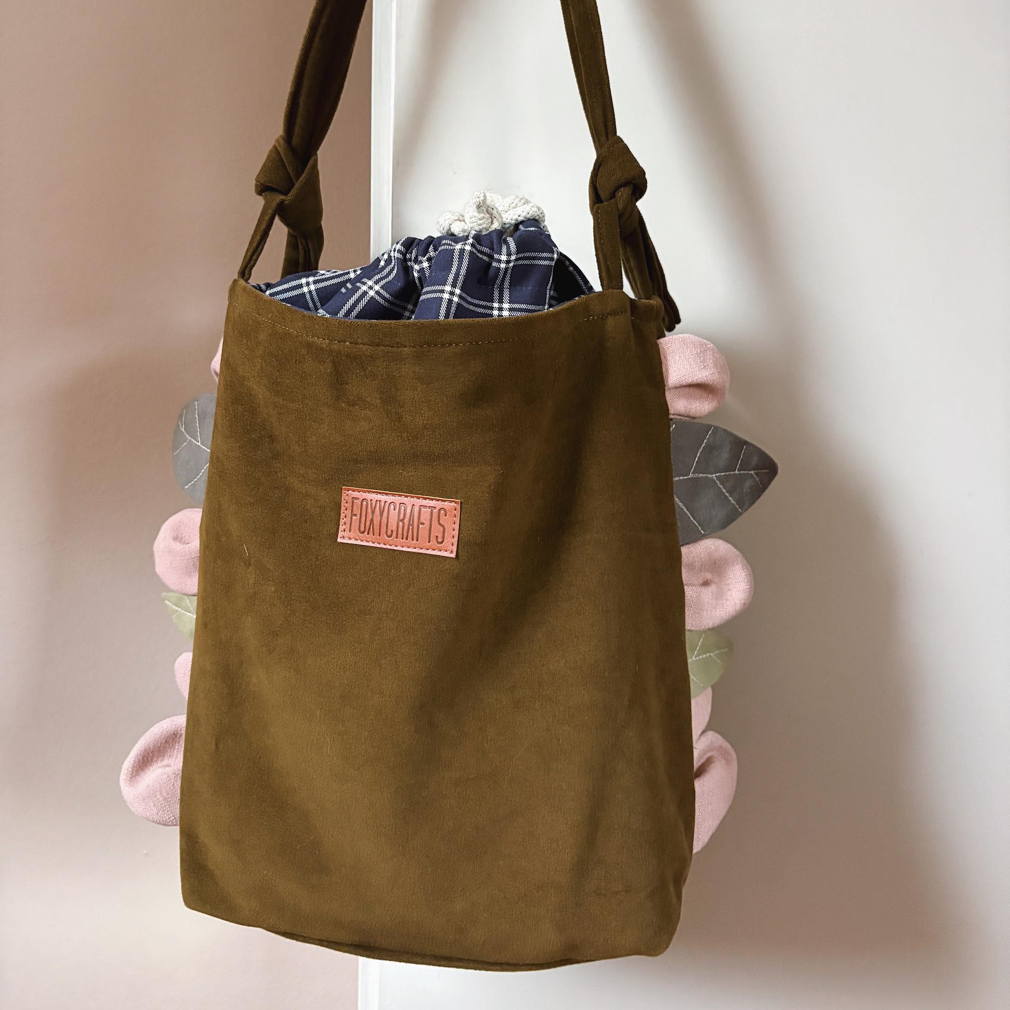 Сумка ФЛОРА большая зеленый бархат