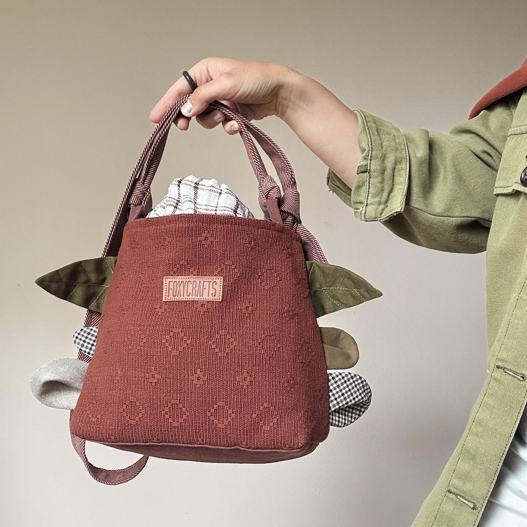 Сумка ФЛОРА терракотовая