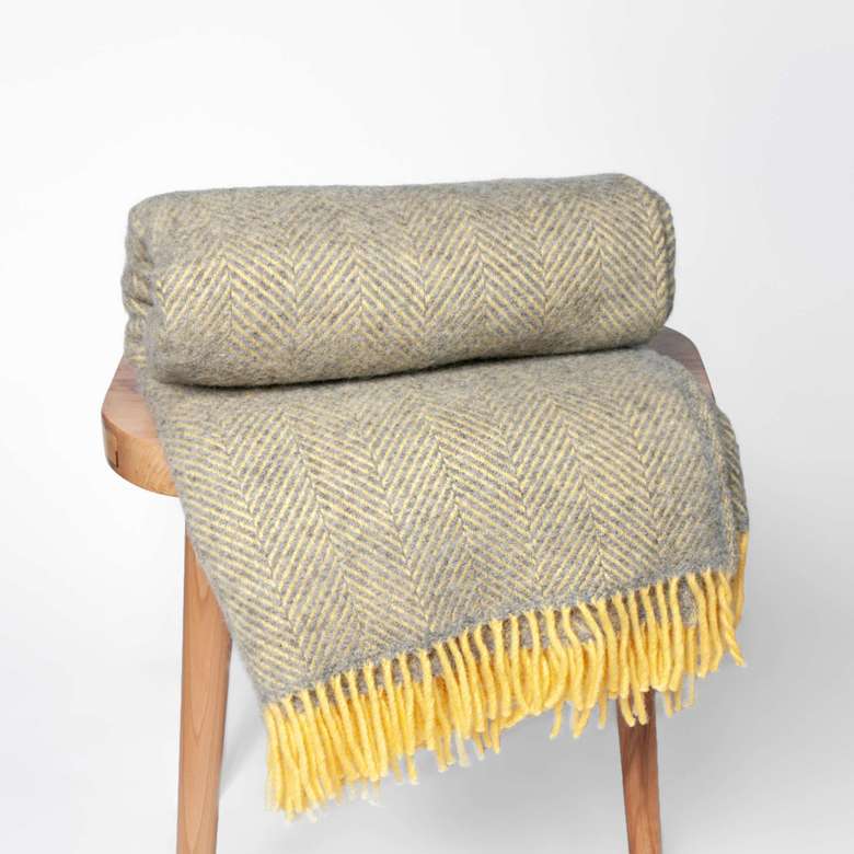 Плед из шерсти