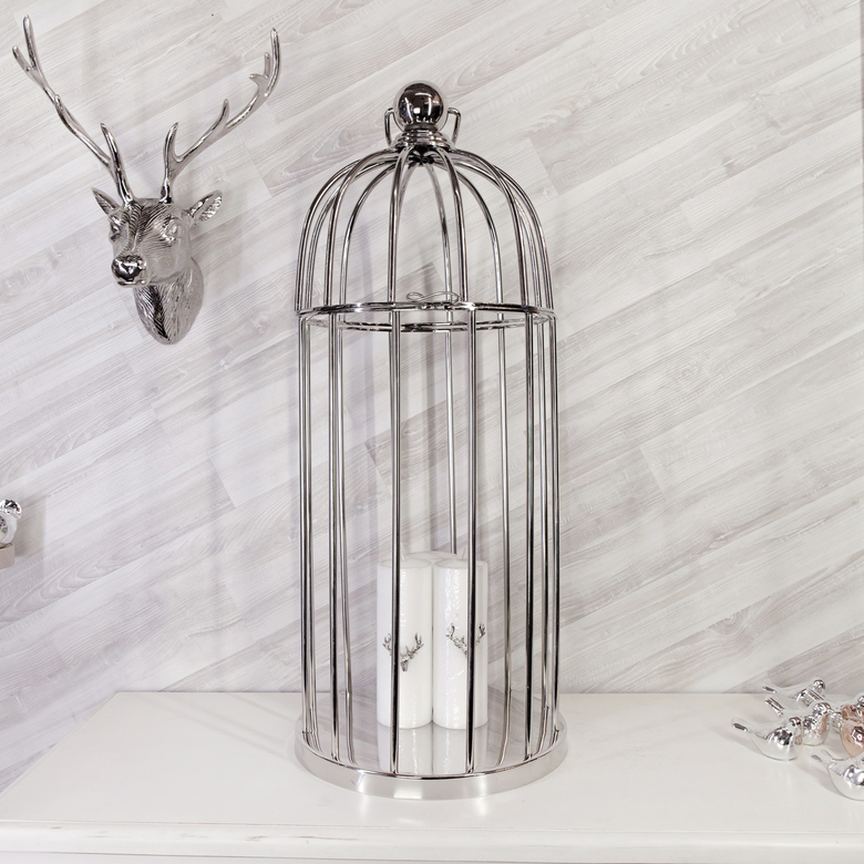 Подсвечник большая клетка