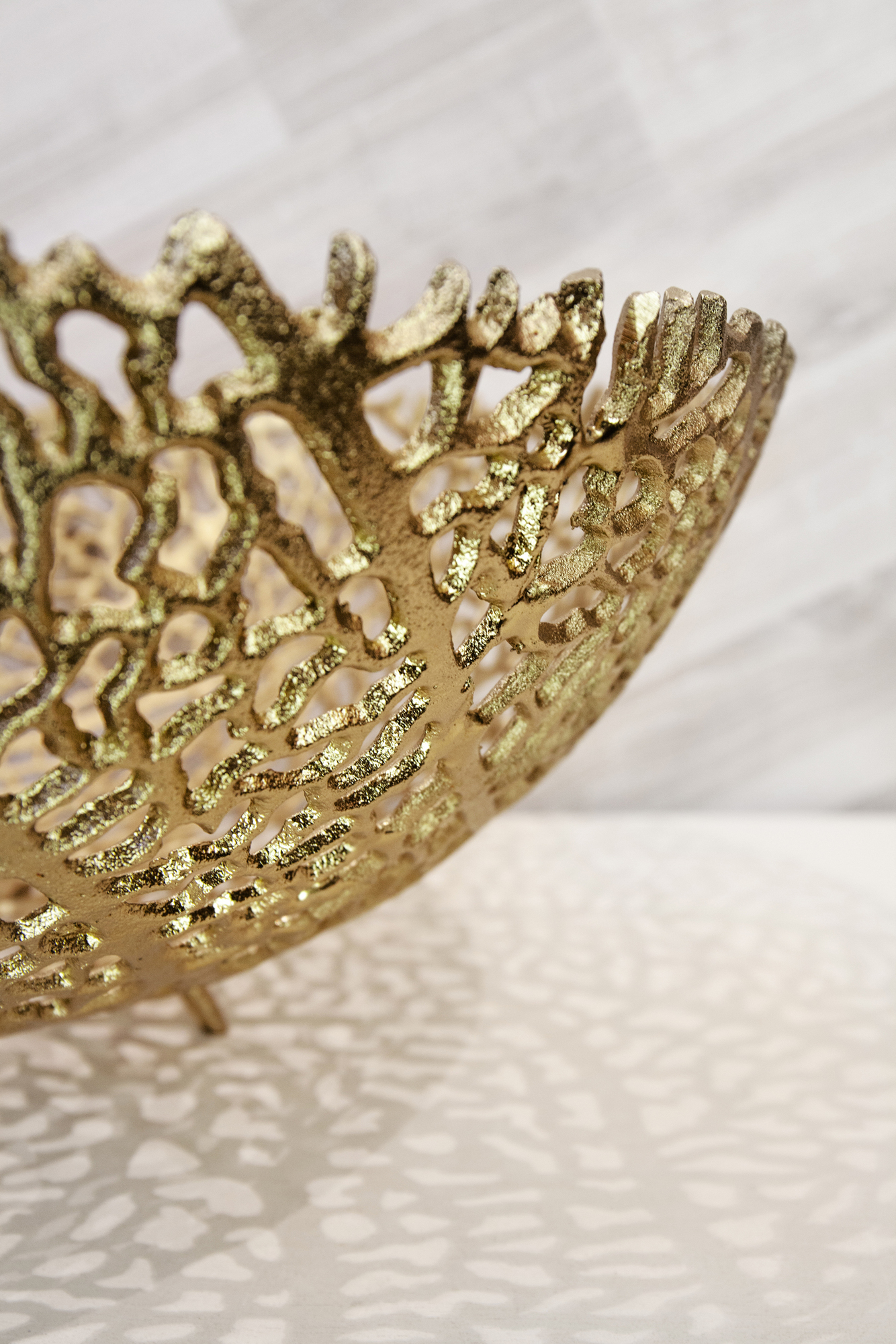 Чаша золотой  коралл, большая