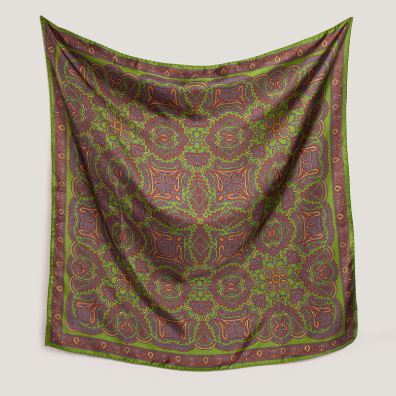 Шелковый платок 90х90