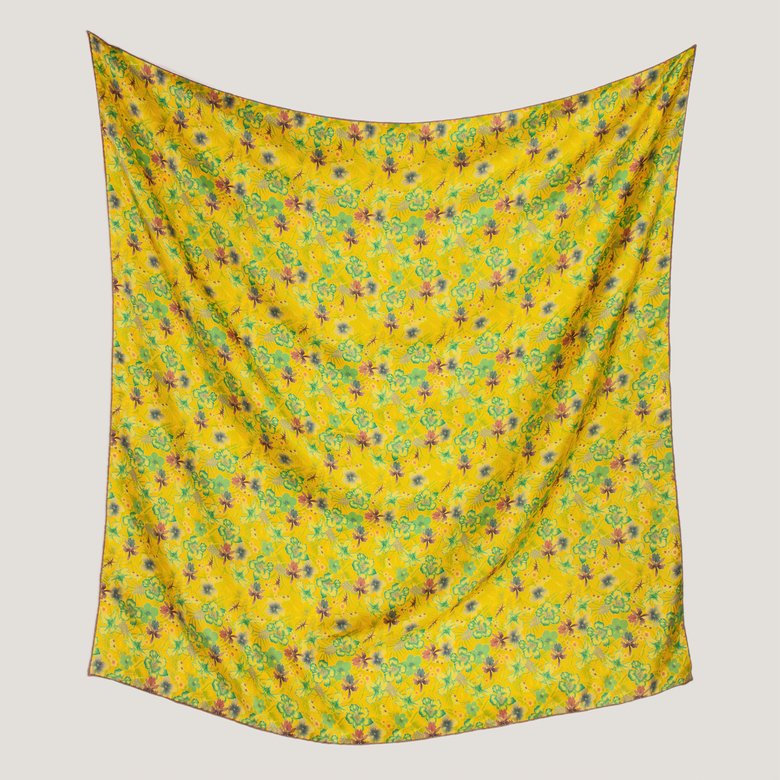 Шелковый платок 90х90