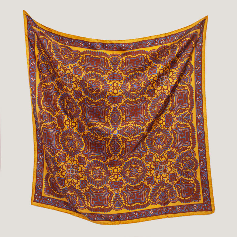 Шелковый платок 90х90