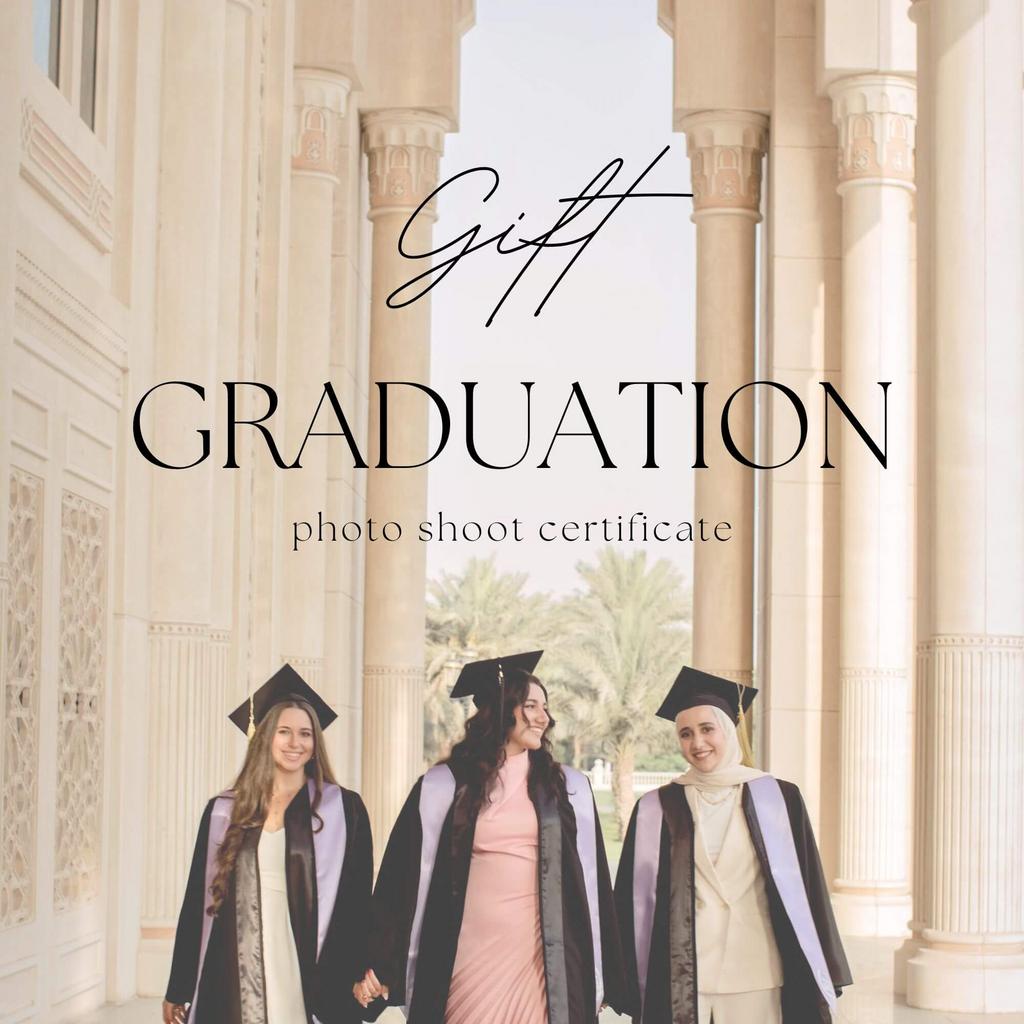 graduation photo shoot gift certificate