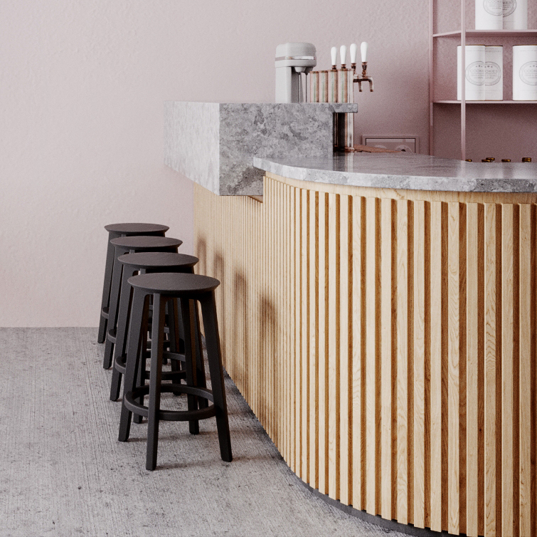 ТАБУРЕТ KAMPA полубарный