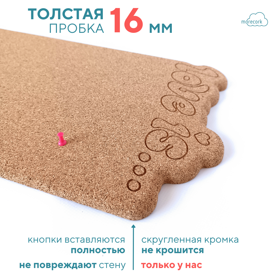 Пробковая доска "Love is..."