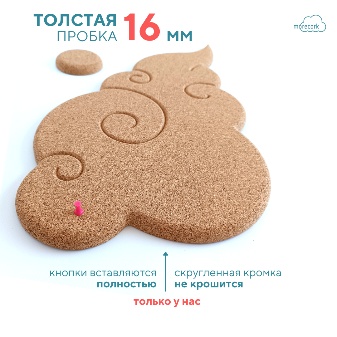 Пробковая доска "Облако"