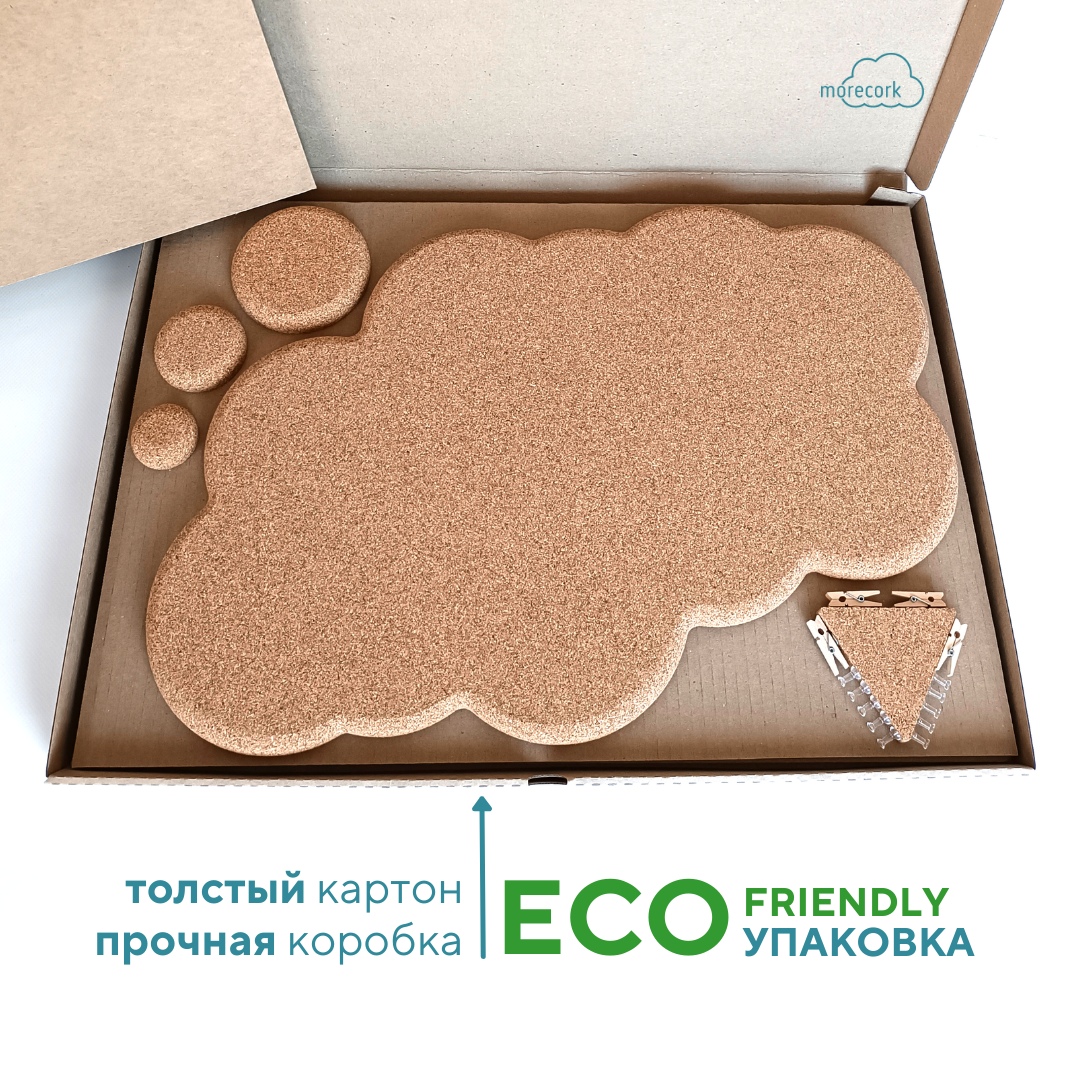 Пробковая доска "Облако мыслей"