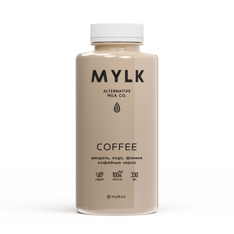 Миндальное молоко со вкусом кофе