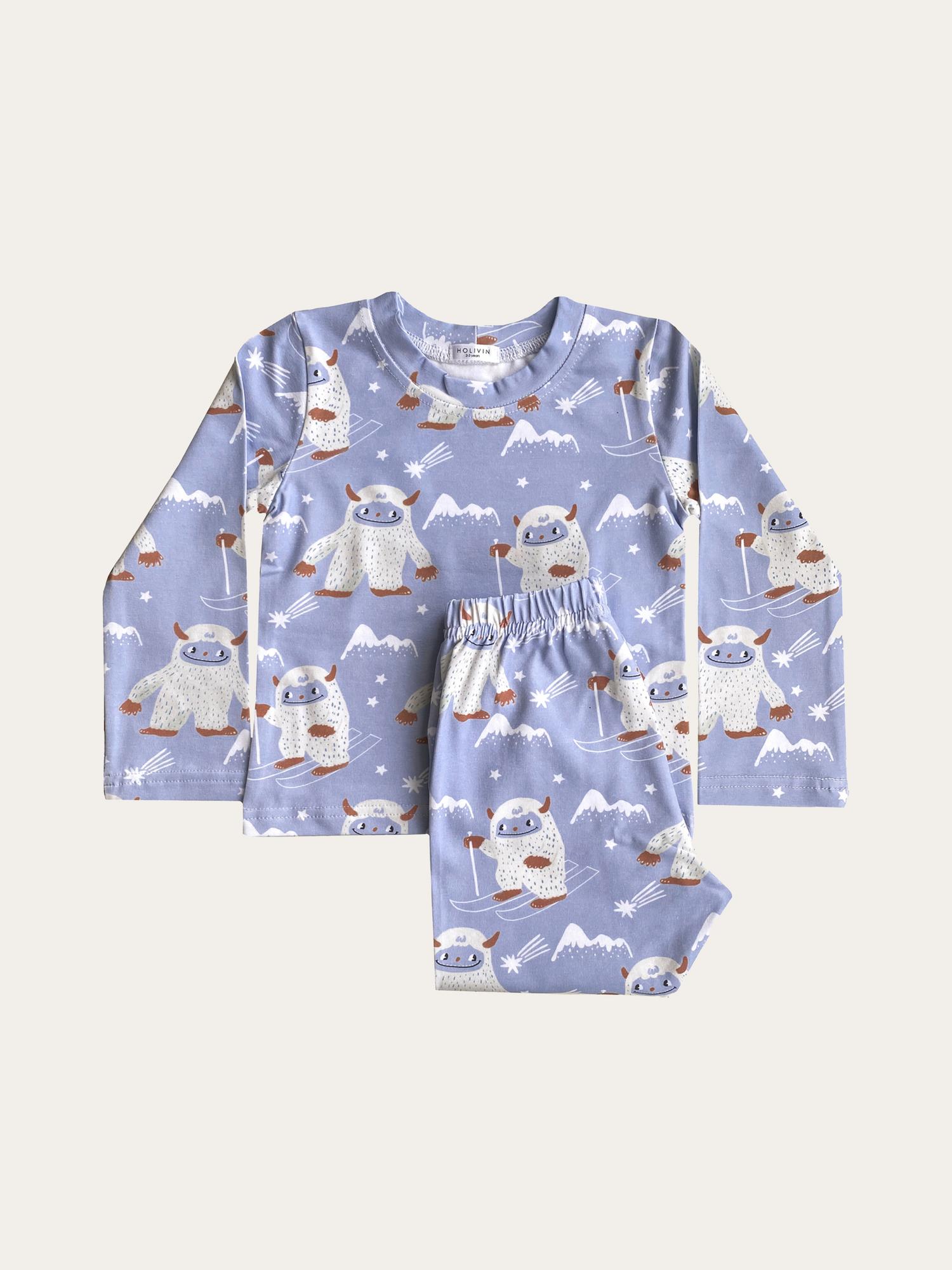 Пижама с принтом "Йетти"