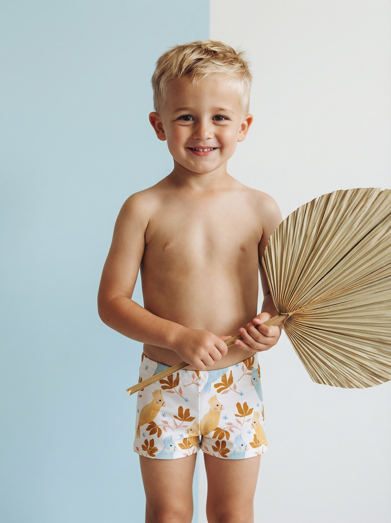 Плавательные шорты "Попугаи"