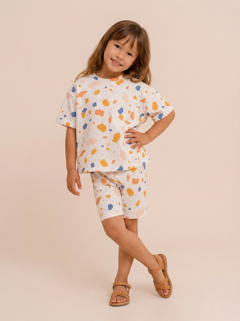 Комплект в принте "Терраццо"