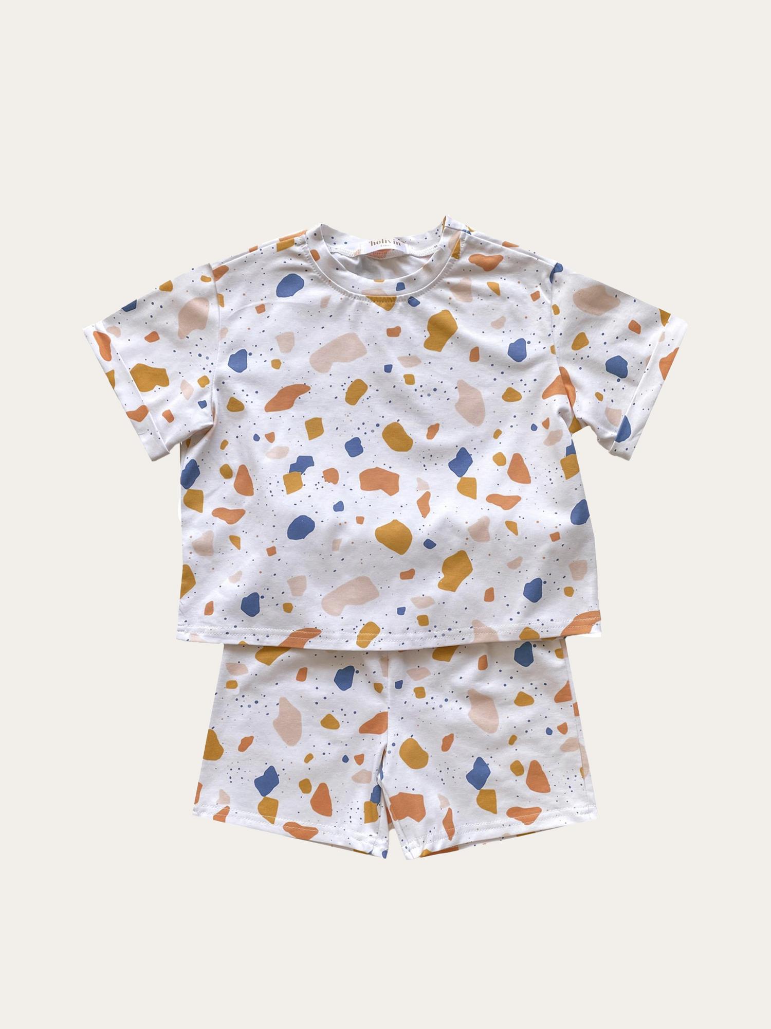 Комплект в принте "Терраццо"