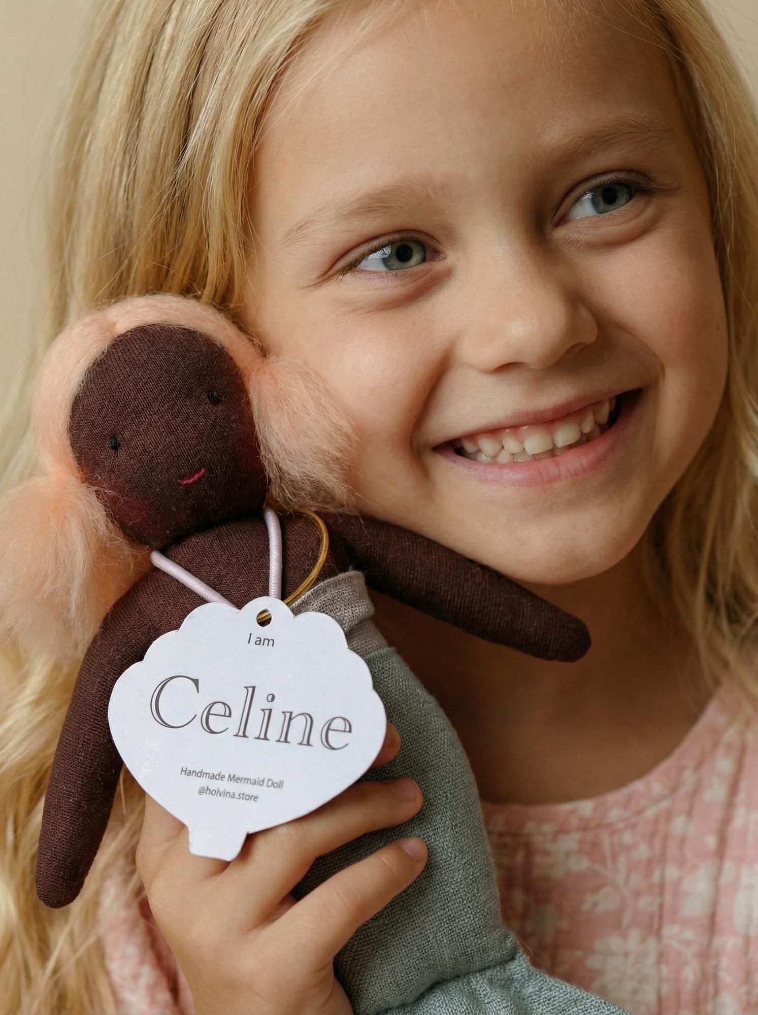 Текстильная кукла HOLIVIN "Celine Mermaid"