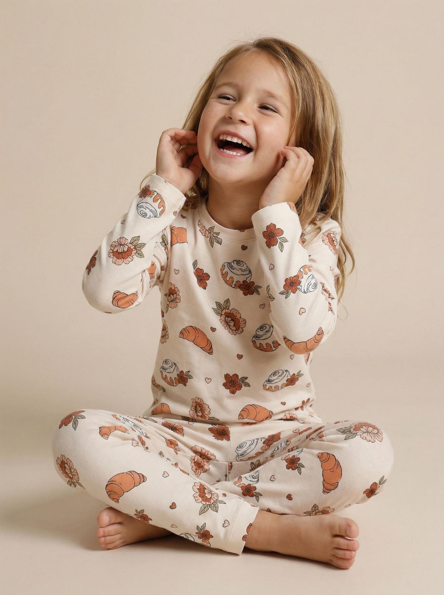 Пижама с принтом "Выпечка"