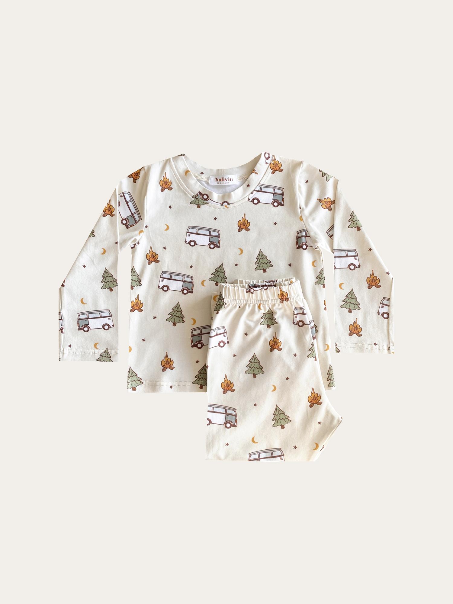 Пижама с принтом "Кемпинг"