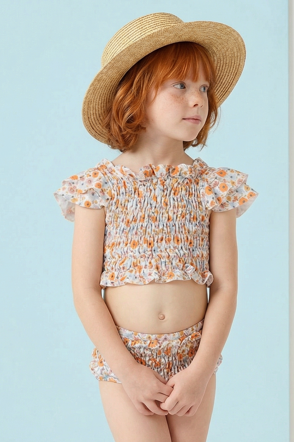 Купальник раздельный "Цветы"