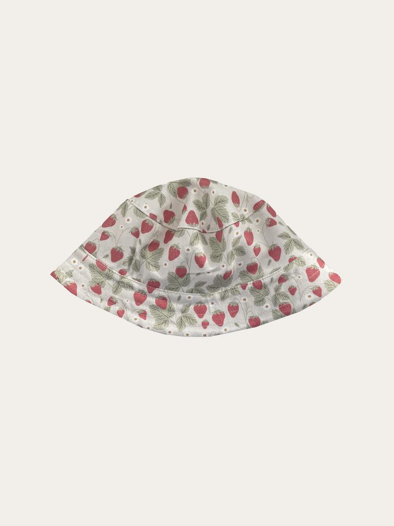 Панама из хлопка "Клубника"