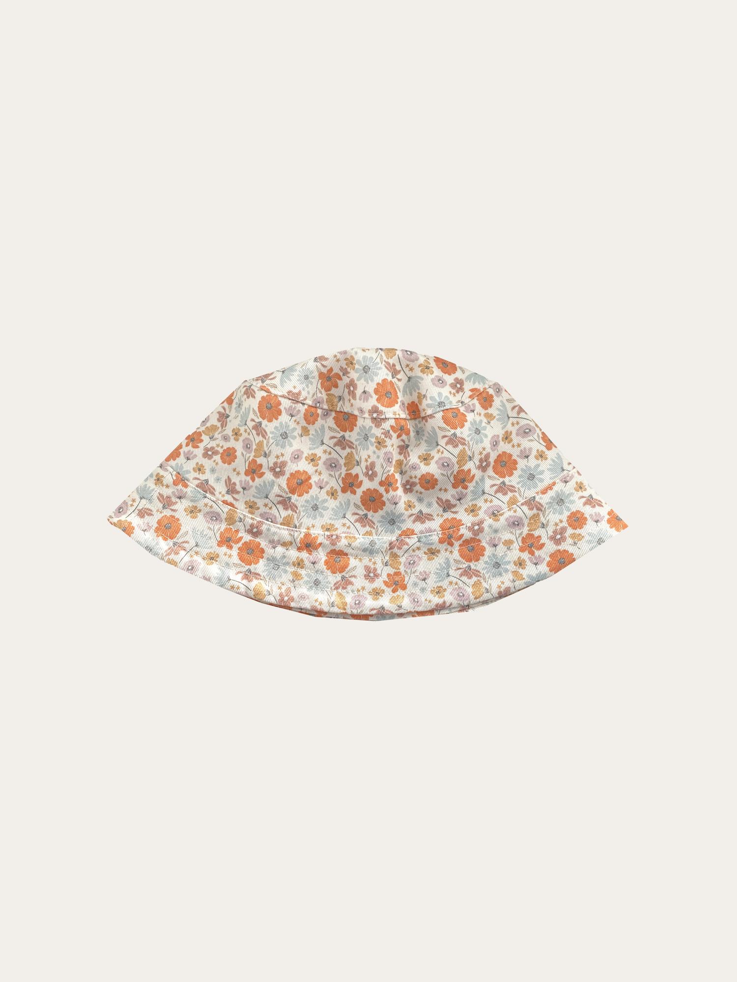 Панама из хлопка "Цветы"