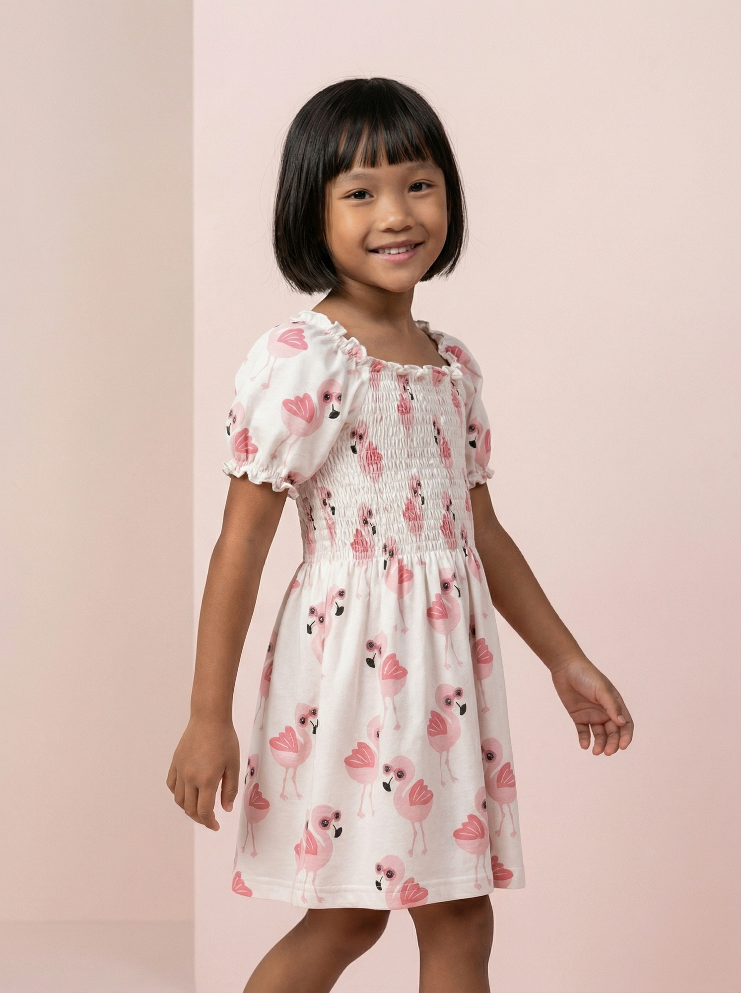 Платье  "Фламинго"