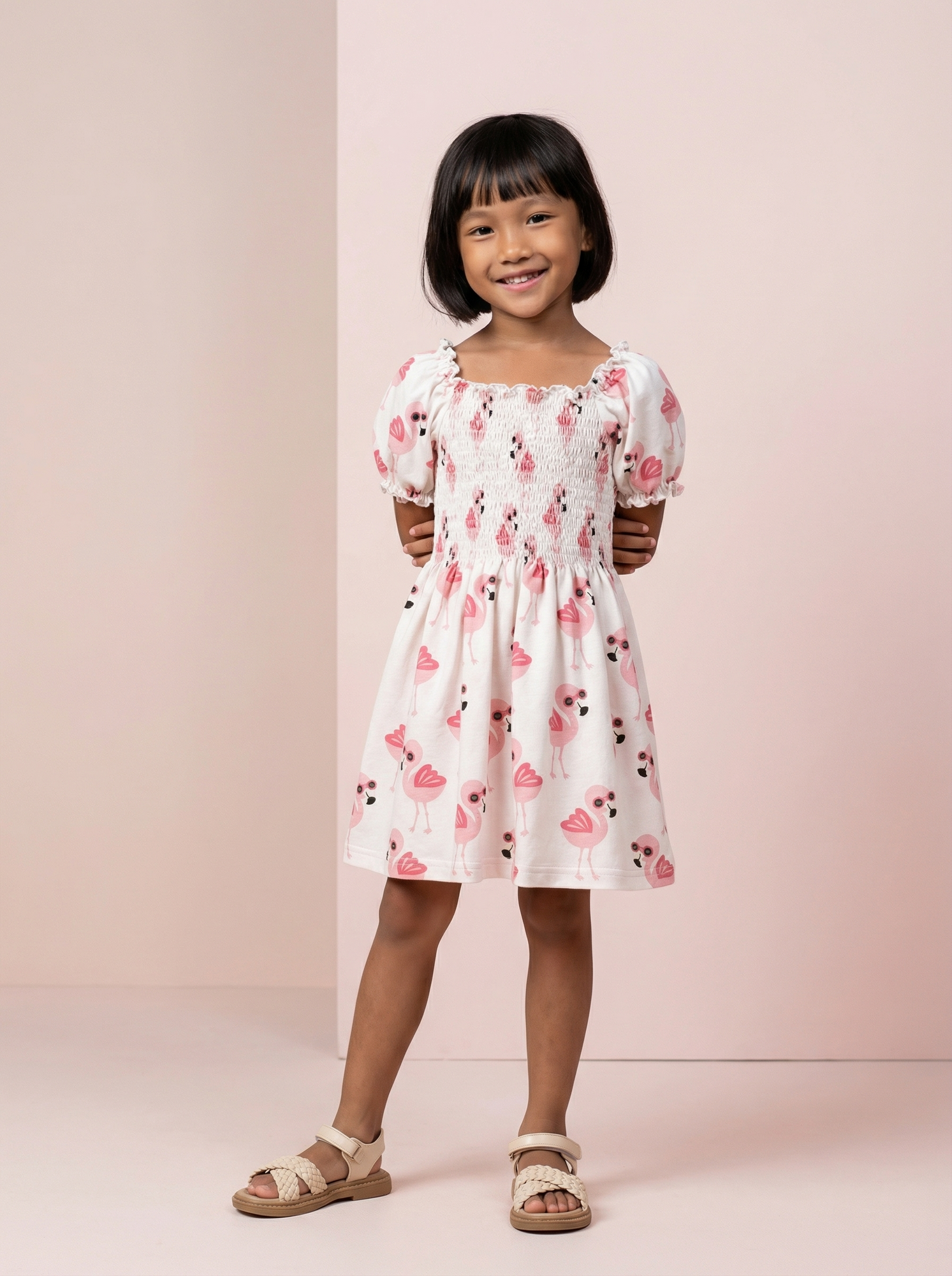 Платье  "Фламинго"