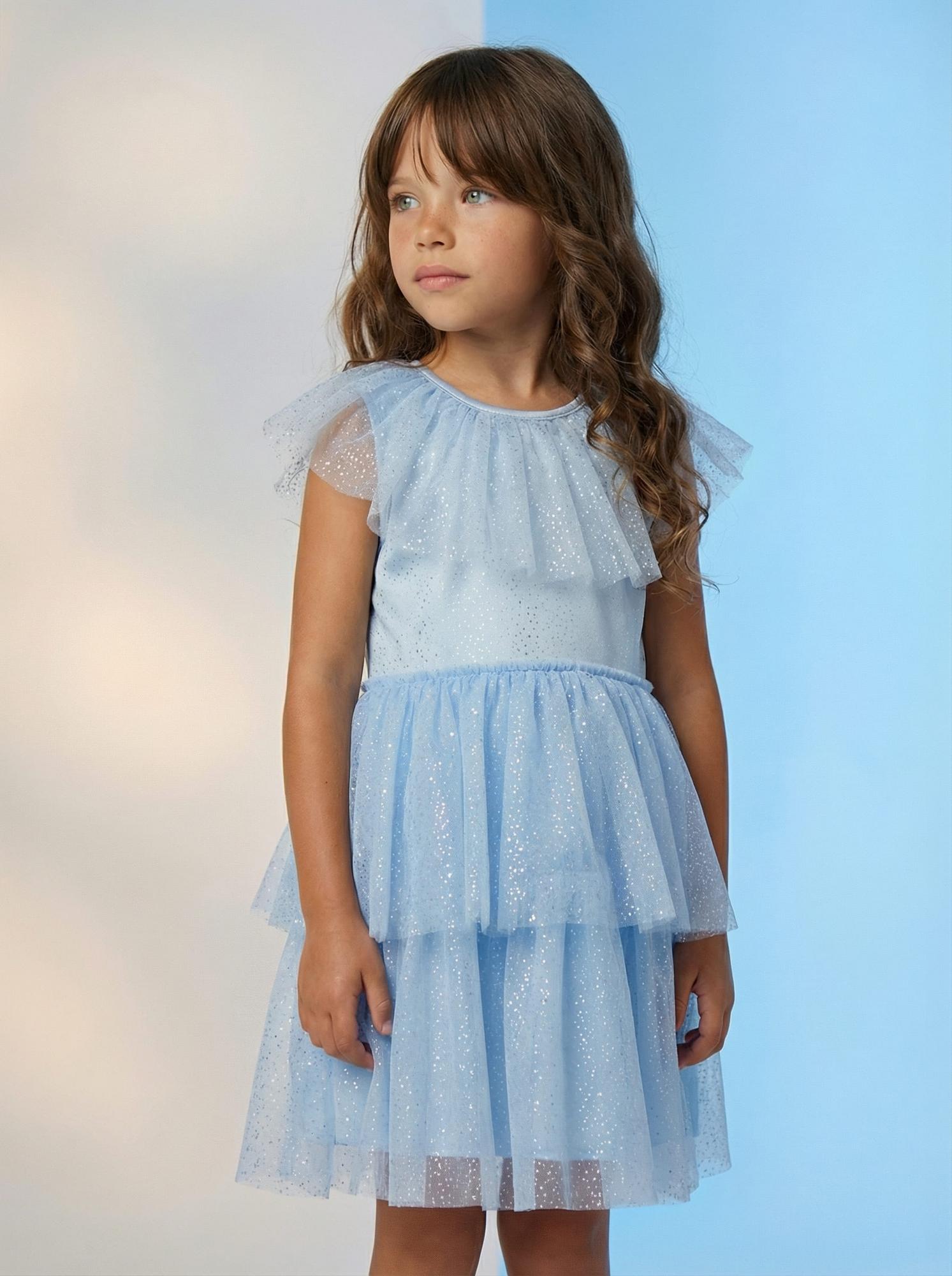 Платье из фатина с глиттером