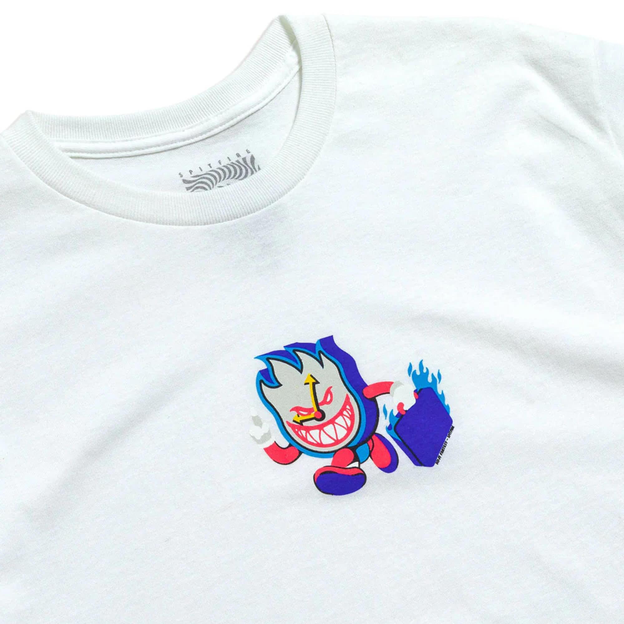 футболка Spitfire X Sci Fi Fantasy Burning Time Tee White