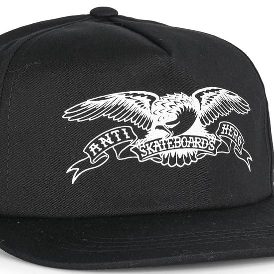 кепка Antihero Basic Eagle Snapback Black