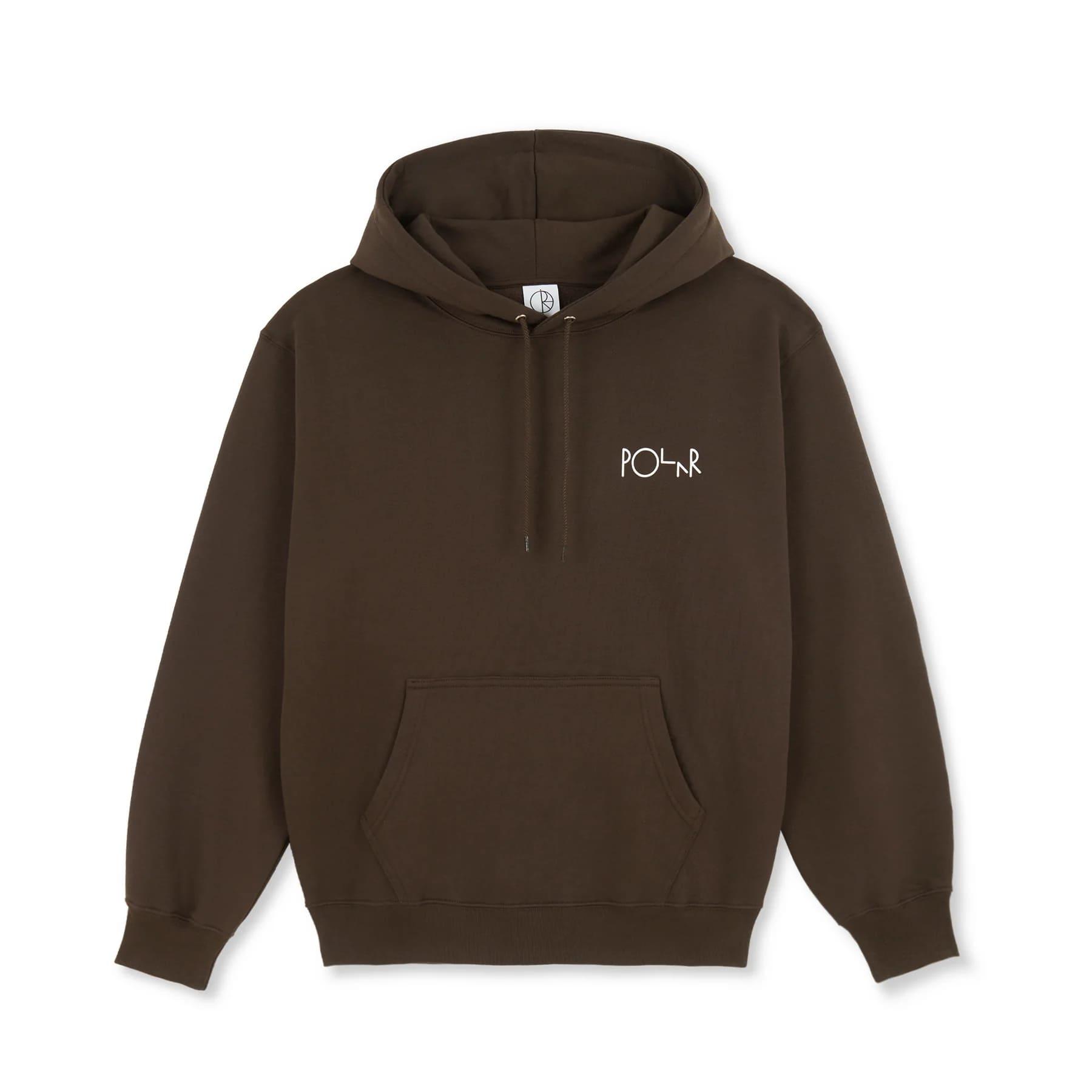 Худи Polar Skate Co Dave Hoodie | Stroke Logo Chocolate