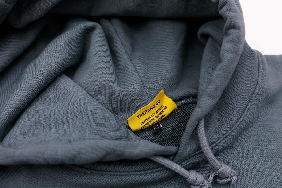 худи Trepang.co Hairy Logo Grey