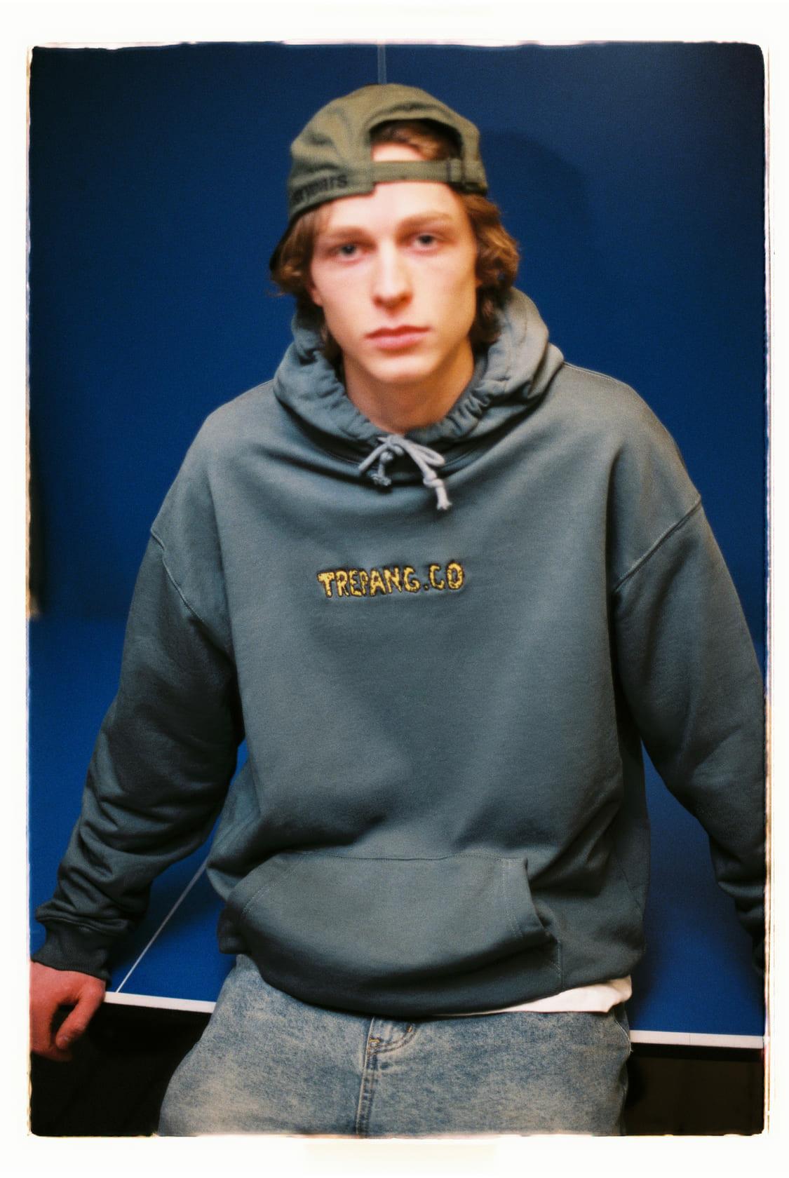 худи Trepang.co Hairy Logo Grey