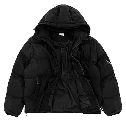 пуховик Magamaev Macro Hooded Puffer Black