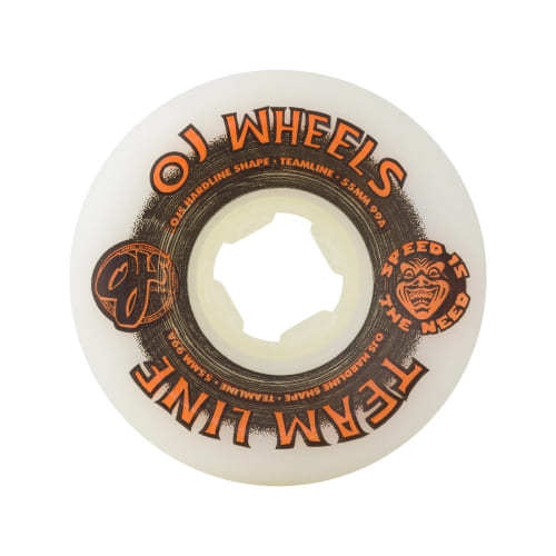 колеса Oj Wheels 55mm Team Line Original Black/Orange Hardline 99a