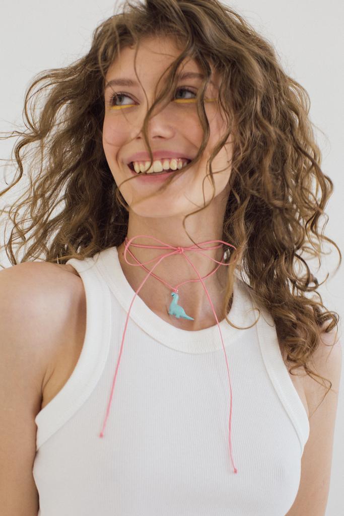 Шнурок с динозавриком