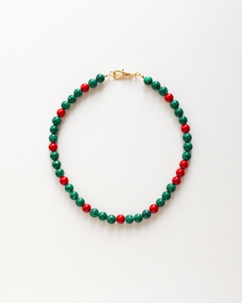 Чокер с малахитом