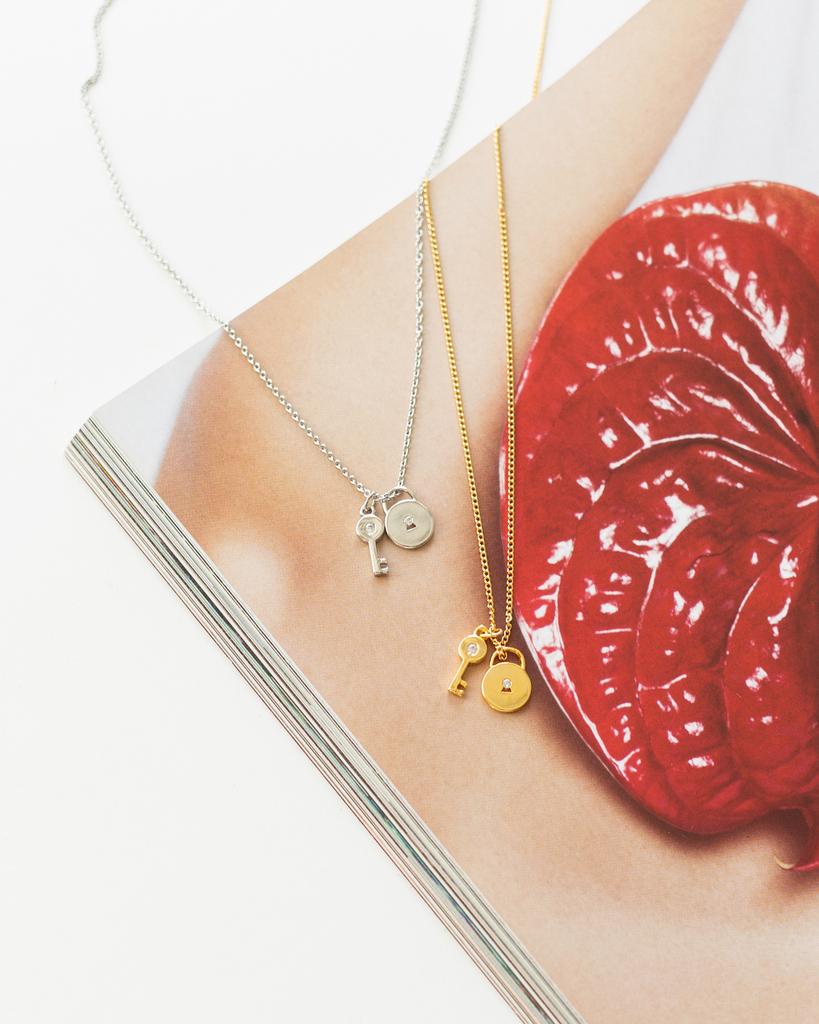 Подвеска Замок и ключик