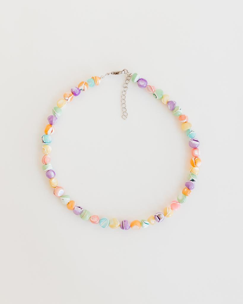 Чокер из перламутра фриформ