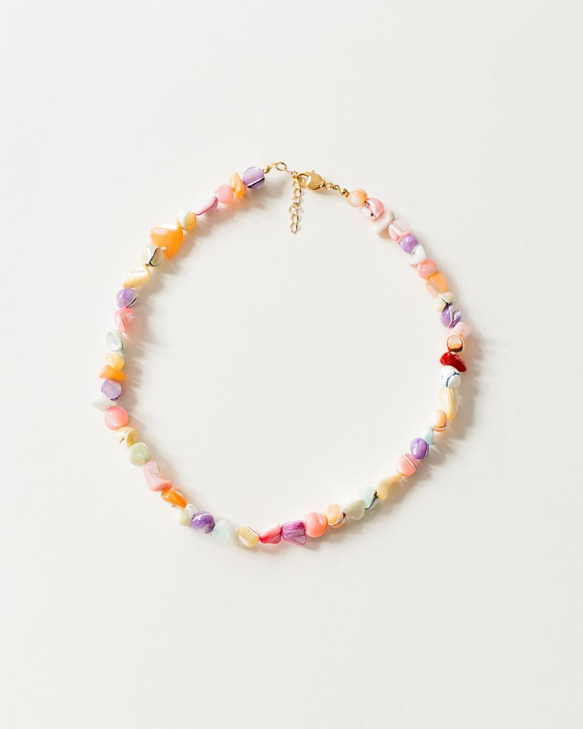 Чокер из перламутра фриформ