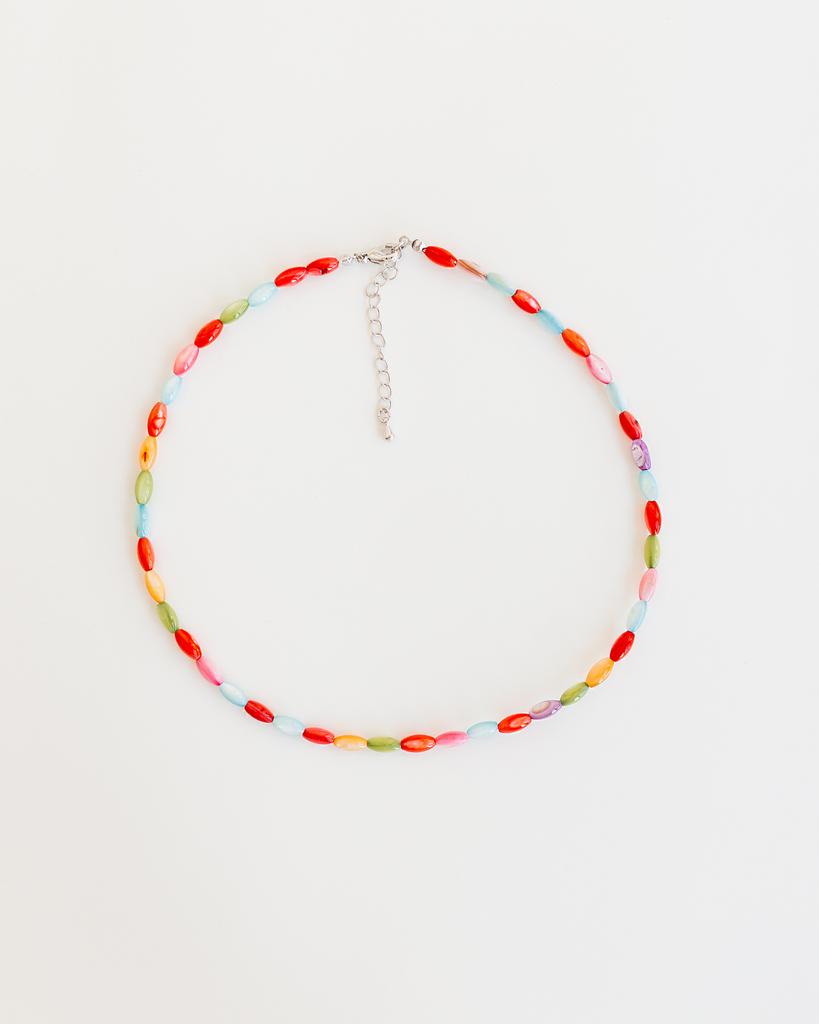 Чокер с овальным перламутром