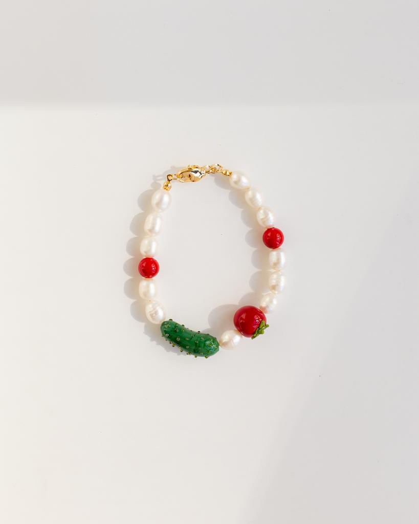 Браслет [салатик с помидоркой]
