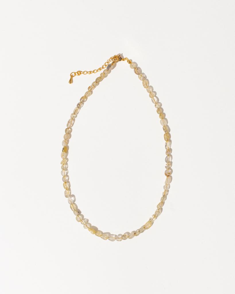 Чокер из золотого кварца