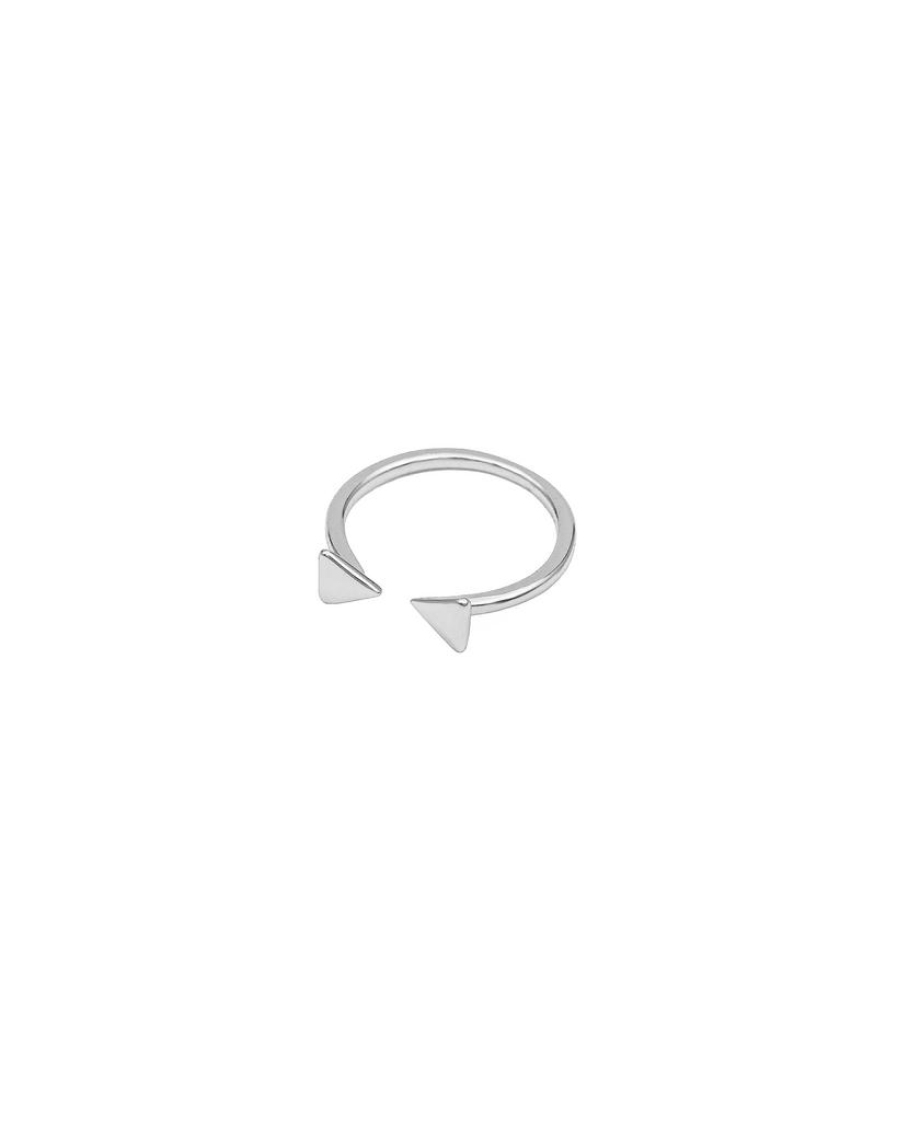 Кольцо на фалангу с треугольниками