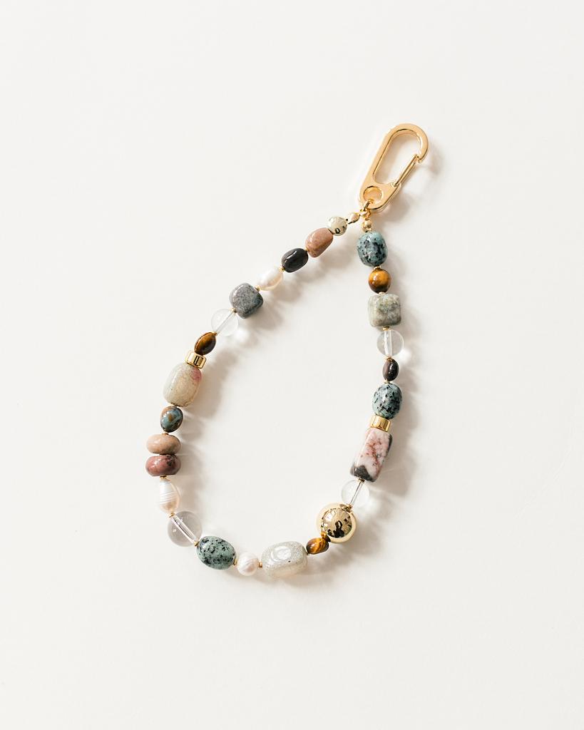 Брелок микс камней