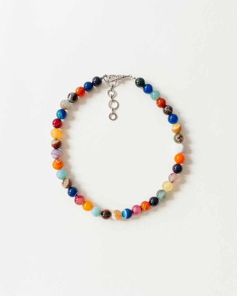 Чокер из цветного агата